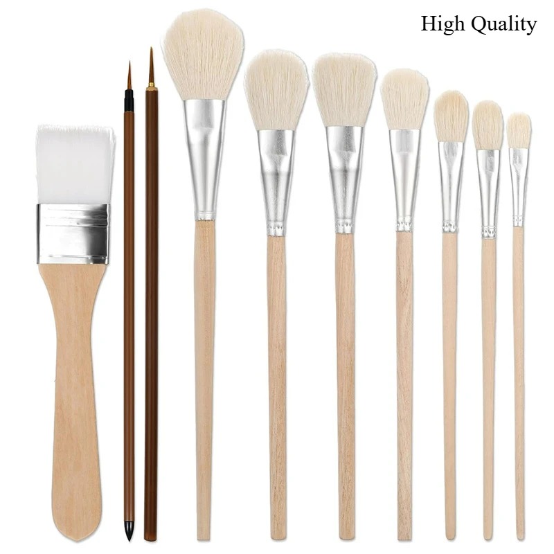Model Kit Acrylic Paint - Set di 7/10/11 Pennelli Professionali in