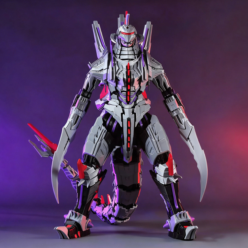Model Kit Kiryu - Action Figure Generica Mech Gigan Stampata