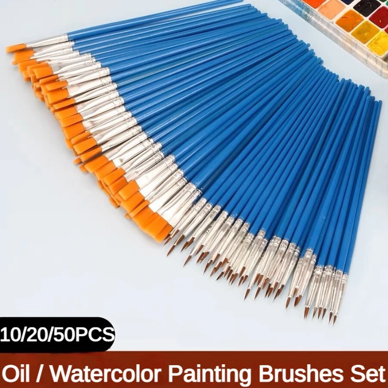 Model Kit Acrylic Paint - 10/20/50 PCS Pennelli Set Acrilico con