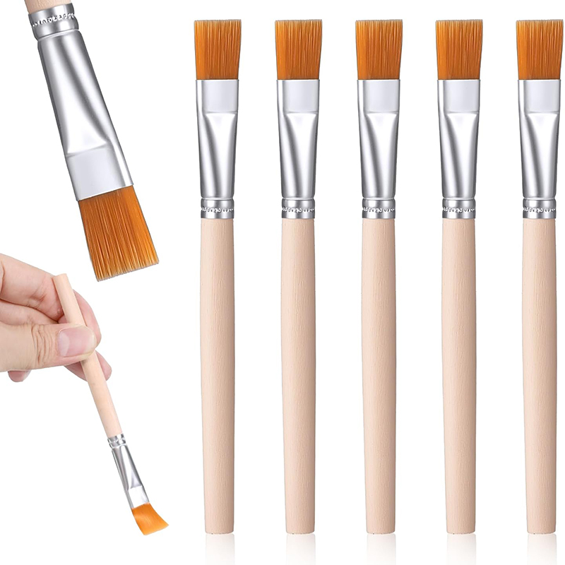 Model Kit Acrylic Paint - Set di 5 Pennelli Piccoli con