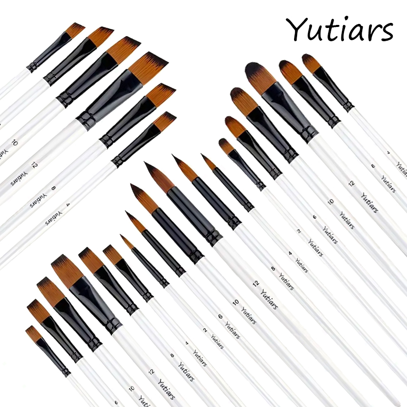 Model Kit Acrylic Paint - Yutiars Set di pennelli professionali per