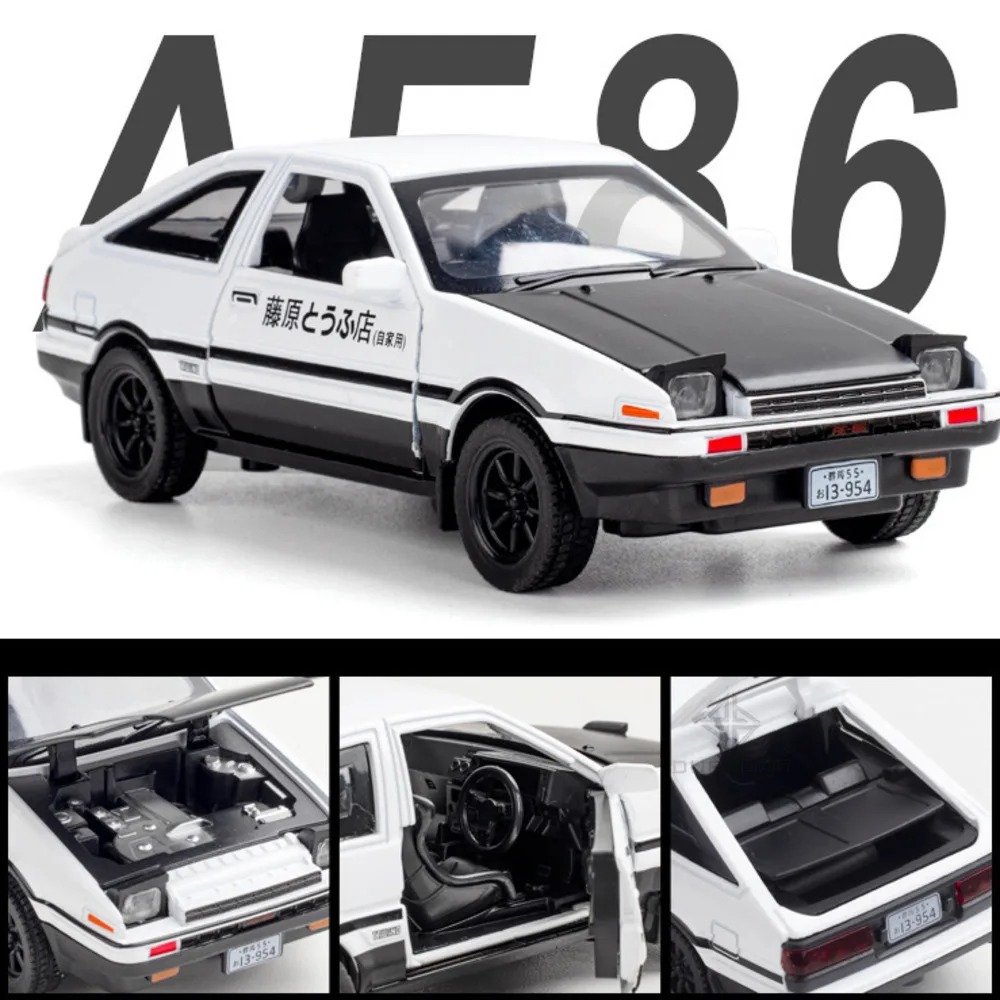 Model Kit Initial D - Modello di auto in scala pressofusa