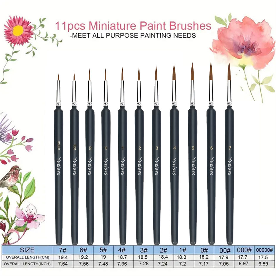 11/22pcs Set di pennelli in mi - Model Kit Acrylic Paint recensione e prezzo