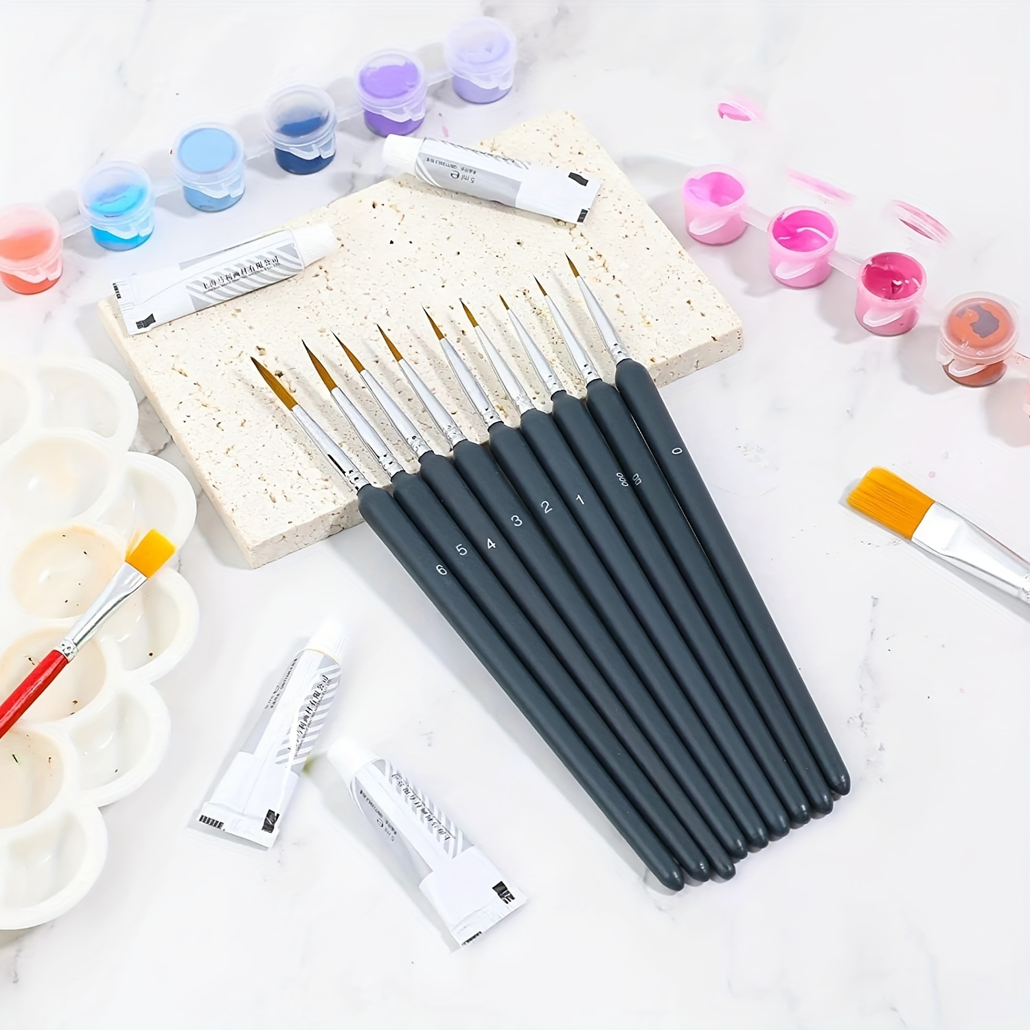 11/22pcs Set di pennelli in mi - Model Kit Acrylic Paint recensione e prezzo