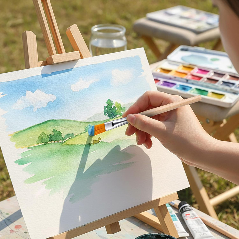 Set di 5 Pennelli Piccoli con  - Model Kit Acrylic Paint recensione e prezzo