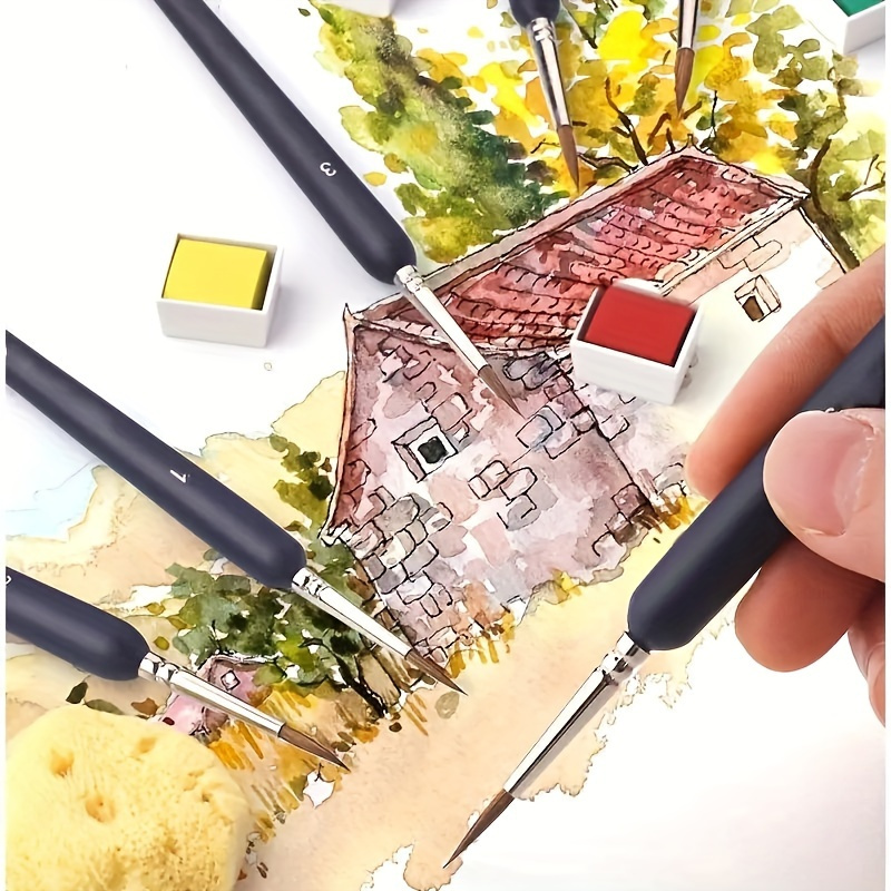 Set di pennelli per dettagli f - Model Kit Acrylic Paint recensione e prezzo