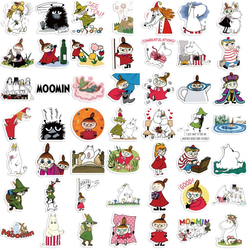 Nuovo Set di 50 Adesivi Moomin - Model Kit Game recensione e prezzo